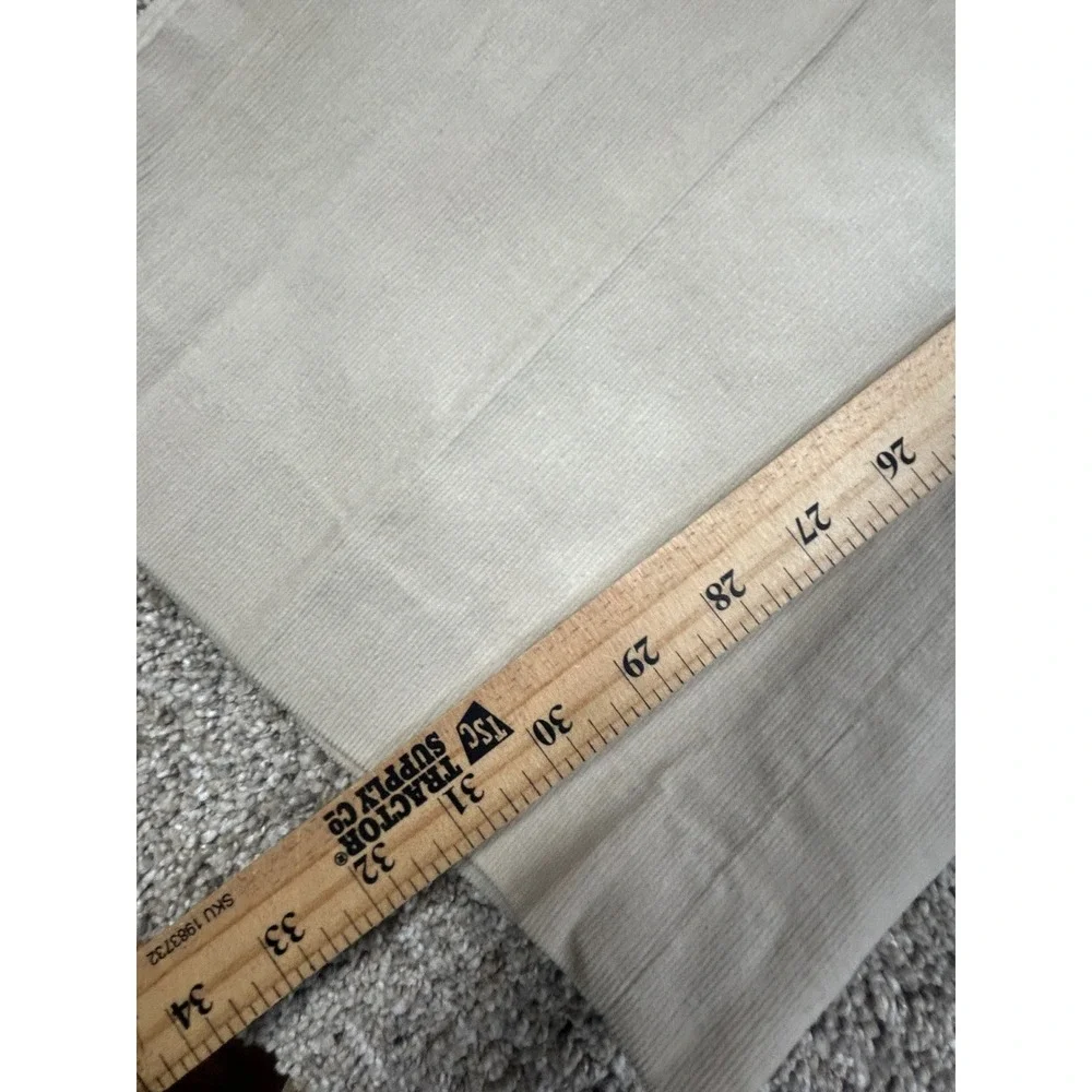 Banana Republic Stretch Corduroy Pants Mens 38x32 Tan Straight Leg Casual #0790